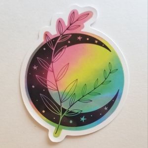 10/$10 Colorful Moon Sticker